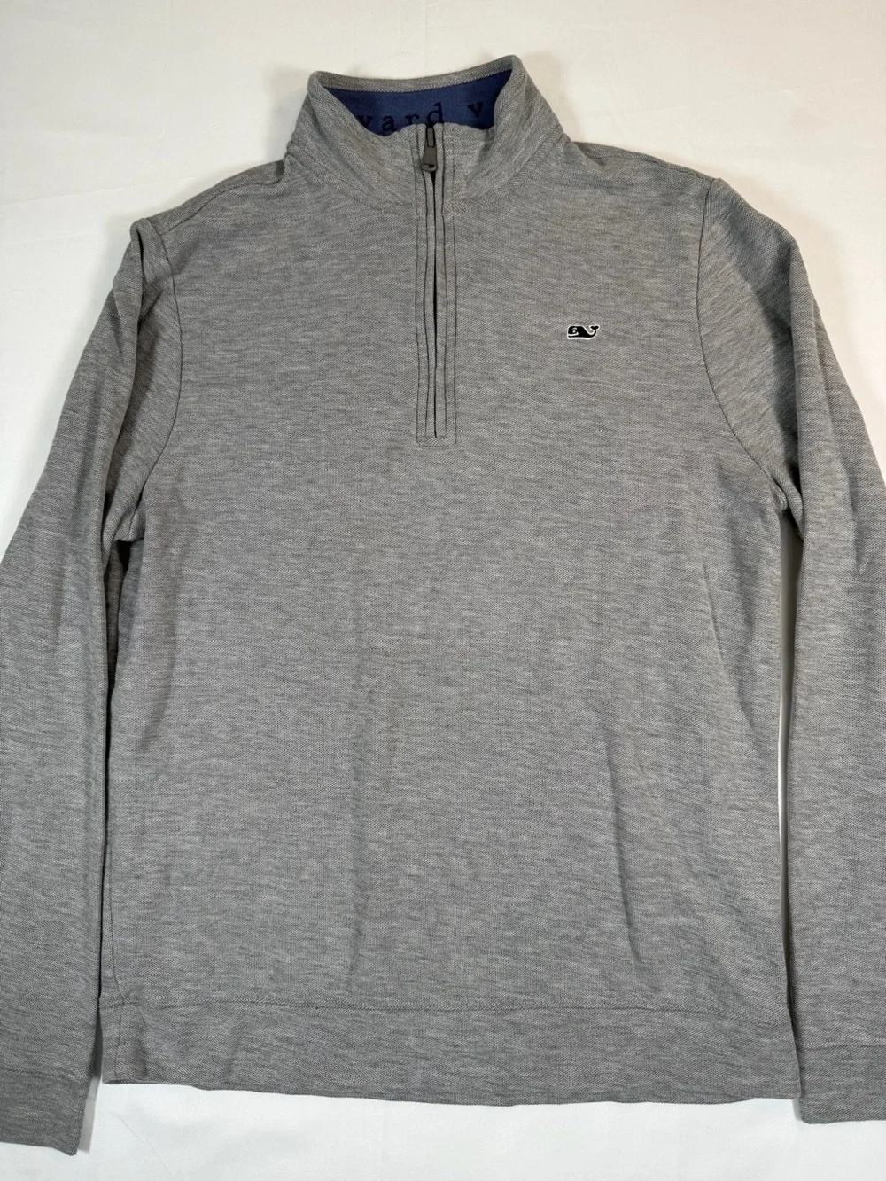 VINEYARD VINES Boys Pima Cotton Quarter Zip Pullover Size XL Classic Preppy Golf